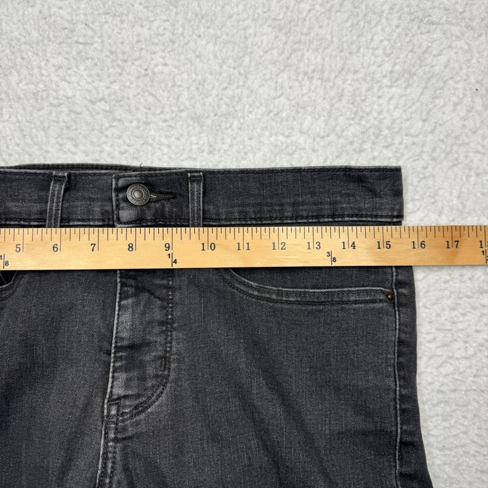 Levi's 311 Shaping‎ Skinny Jeans Black Dark Wash Stretch Denim Pants Size 30x28 - Picture 6 of 13